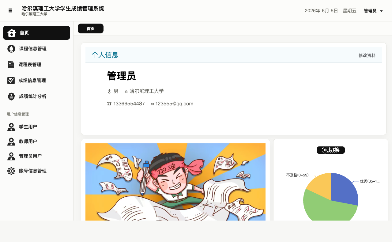 学生成绩管理系统系统首页