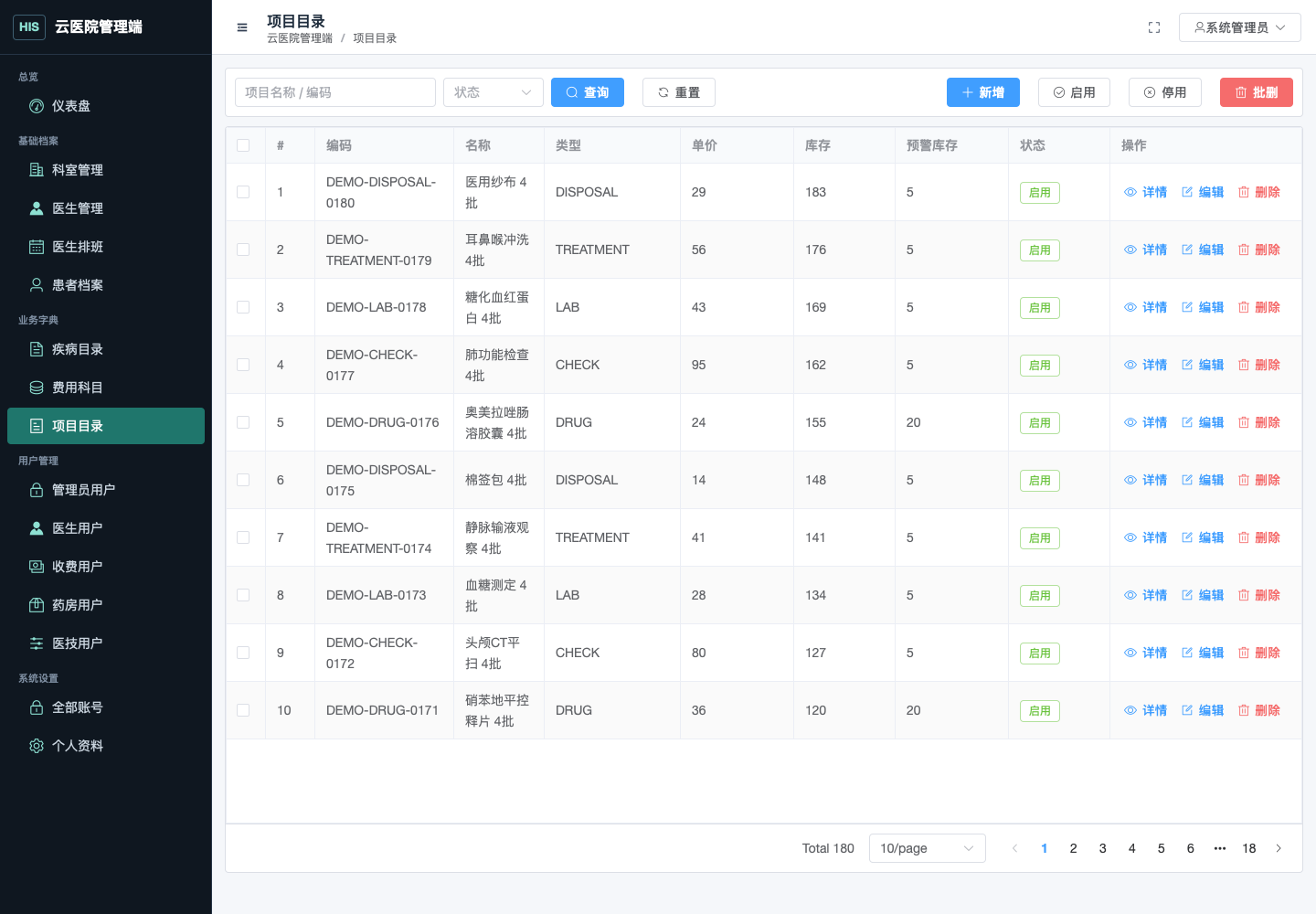 项目目录