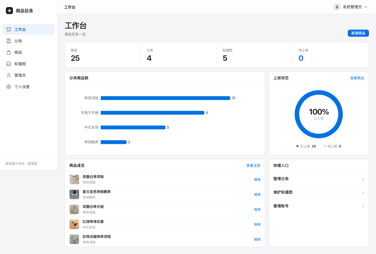 管理工作台
